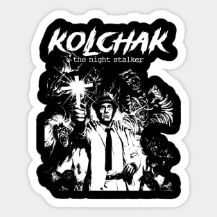 Pencil White Kolchak Sticker